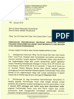 Surat Kemudahan Perlindungan Insuran Kesihatan 2019