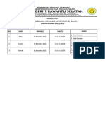 JADWAL PIKET Kegiatan Belajar Mengajar Akhir Semester