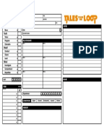 Tales From The Loop - Character Sheet (Fillable)