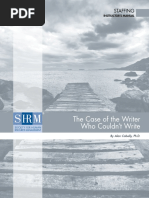 The Case of The Writer Who Couldn't Write - Instructor's Manual - FINAL