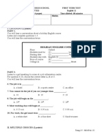 CODE: 132: Holiday English Course