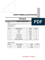 Physics Formulae Book