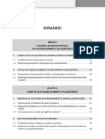 Sumário: Parte I Noções Introdutórias Ao Planejamento Sucessório