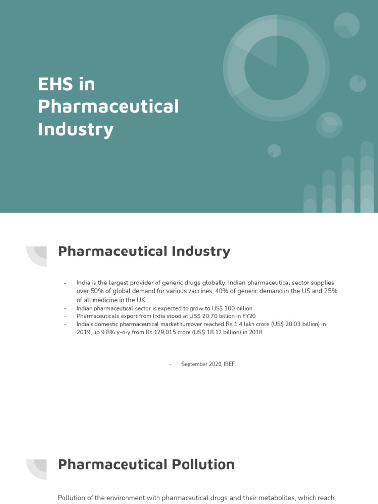 EHS in Pharmaceutical Industry | PDF | Occupational Safety And Health ...