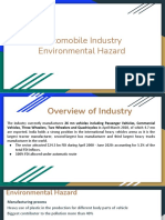 Automobile Industry Environmental Hazard