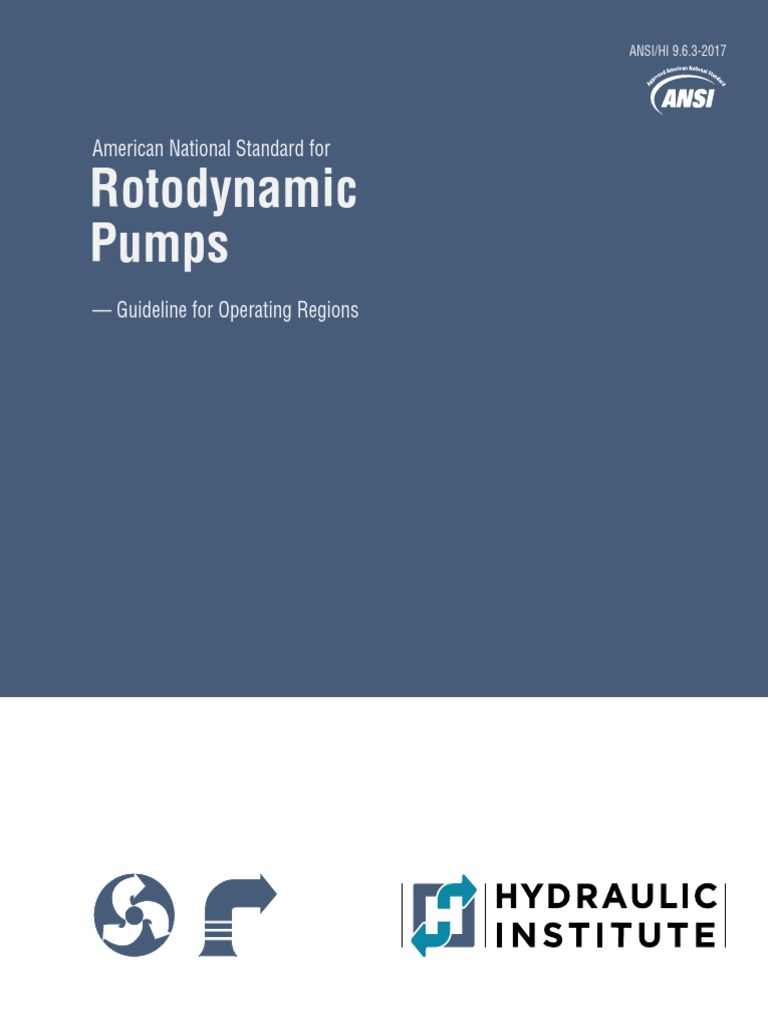 HI 9.6.3 - Rotodynamic Pumps - Guideline For Operating Region | PDF ...