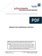 Design for Corrosion Control in Saudi Aramco Engineering Projects