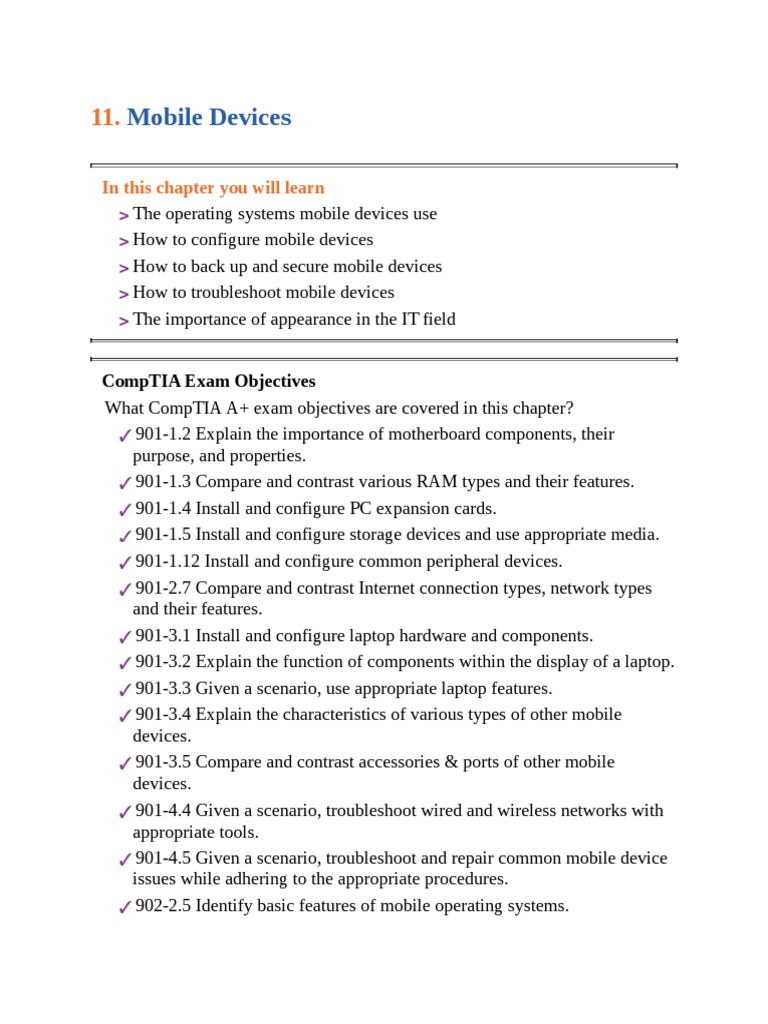 Mobile Devices PDF I Cloud Bluetooth