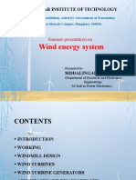 Wind Energy System: Dr. Ambedkar Institute of Technology