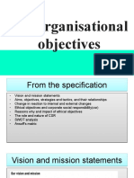 1.3 Org Objectives - SWOT and Ansoff 3