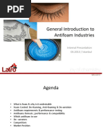 General Introduction To Antifoam Industries: Internal Presantation 03.2013 / Istanbul