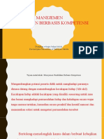 Menejemen Pendidikan Berbasis Kompetensi