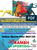 GCC Online Sports Fest Dec 2021