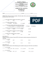 q2 Summative Test For Gr.4