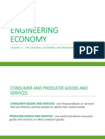 Engineering Economy: Lesson 3 - The General Economic Environment