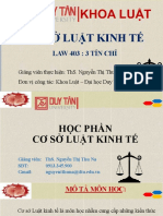 LAW 403 - Co So Luat Kinh Te - 2021F - Lecture Slides - 1