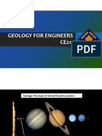 GEOLOGY FOR ENGINEERS: EARTH'S STRUCTURE AND SYSTEMS
