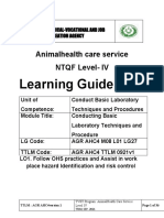 Learning Guide 27: Animalhealth Care Service NTQF Level-IV