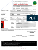 Input Data Form Pendaftaran Keanggotaan & Kta Mada Ke Mabes - LBDH