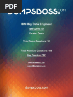 IBM Big Data Engineer: IBM C2090-101 Version Demo