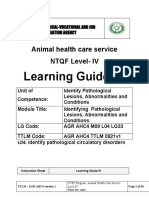 Learning Guide 33: Animal Health Care Service NTQF Level-IV
