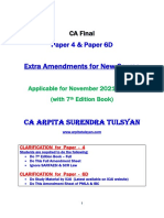 Final Amendment N21 by CA Arpita Tulsyan Paper 4 Paper 6D