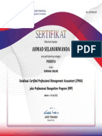 Ahmad Selanorwanda: Sosialisasi Certified Professional Management Accountant (CPMA)