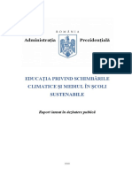 Educația Privind Schimbările Climatice Și Mediul În Școli Sustenabile