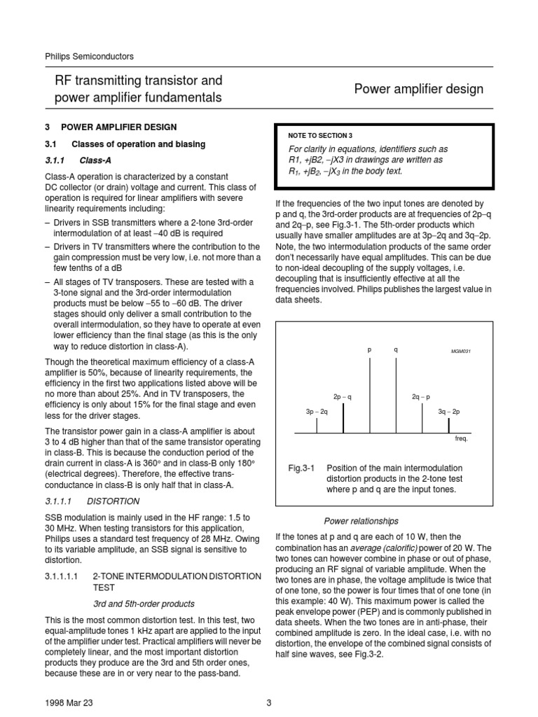 RF Power Amp Fundamentals | PDF | Amplifier | Capacitor