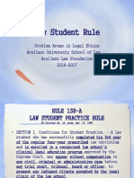2. Law Student Rule
