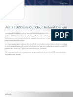 Arista 7500 Scale-Out Cloud Network Designs: White Paper