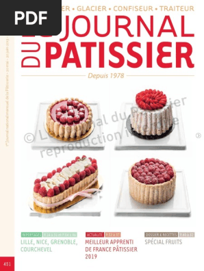 N° 452 - Journal Du Pâtissier | PDF | Produits de boulangerie