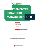 Assessmentin Strategic Management: Plana, Jeanb