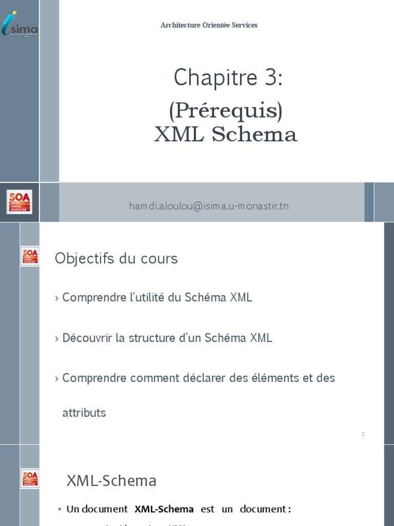 Introduction au Schéma XML | PDF | XML | Langage de balisage
