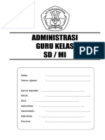 Daftar Lengkap Administrasi Guru Sekolah Dasar (SD)