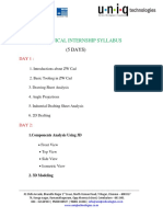 Mechanical Internship Syllabus: (5 DAYS)