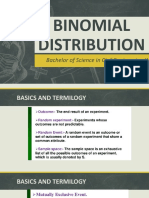 Binomial Distribution: Bachelor of Science in Civil Engineering II