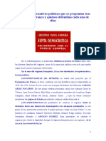 BLOQUE 12 Explica Las Alternativas Políticas Que Se Proponían Tras La Muerte de Franco y Quiénes Defendían Cada Una de Ellas