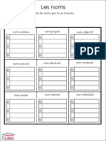 Fiche Grammaire 5