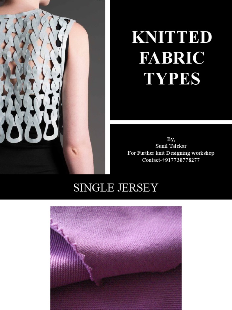 Knitted Fabric Types PDF