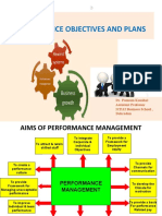 Performance Objectives and Plans..
