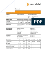 Material Specification Sheet Saarstahl - C45: 1.0503 BS: Afnor: Sae: Material Group: Chemical Composition: Application