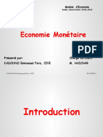 Economie Monétaire