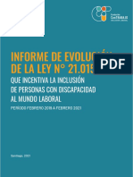 Fundacion ConTrabajo - Informe Evolucion Ley 21015