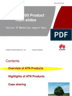 ATN910/950 Product Main Slides: Carrier IP Marketing Support Dept