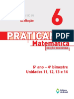 Avaliação Matemática 6o ano