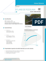 CEM II/A-P 42,5 R cimento portland de pozolana