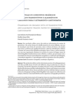 Gramáticas Ou Conjuntos Orgânicos de Traços Transdutivos e Alagmáticos: Caminhos para o Letramento-Cartografia