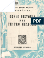 Breve historia del teatro mexicano