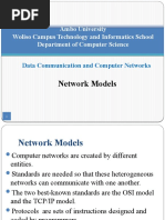 Network Models: Ambo University Woliso Campus Technology and Informatics School Department of Computer Science